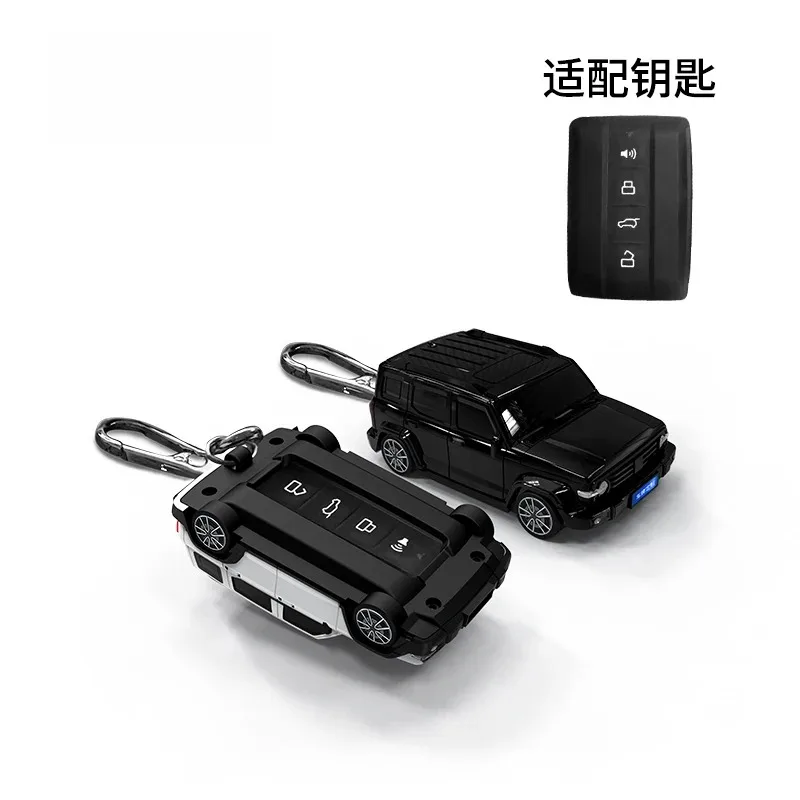 For Tank 300 Appearance for Great Wall GWM WEY TANK 300 500 Tank300 Tank500 Smart Remote Car Key Case Cover Case Holder Housing