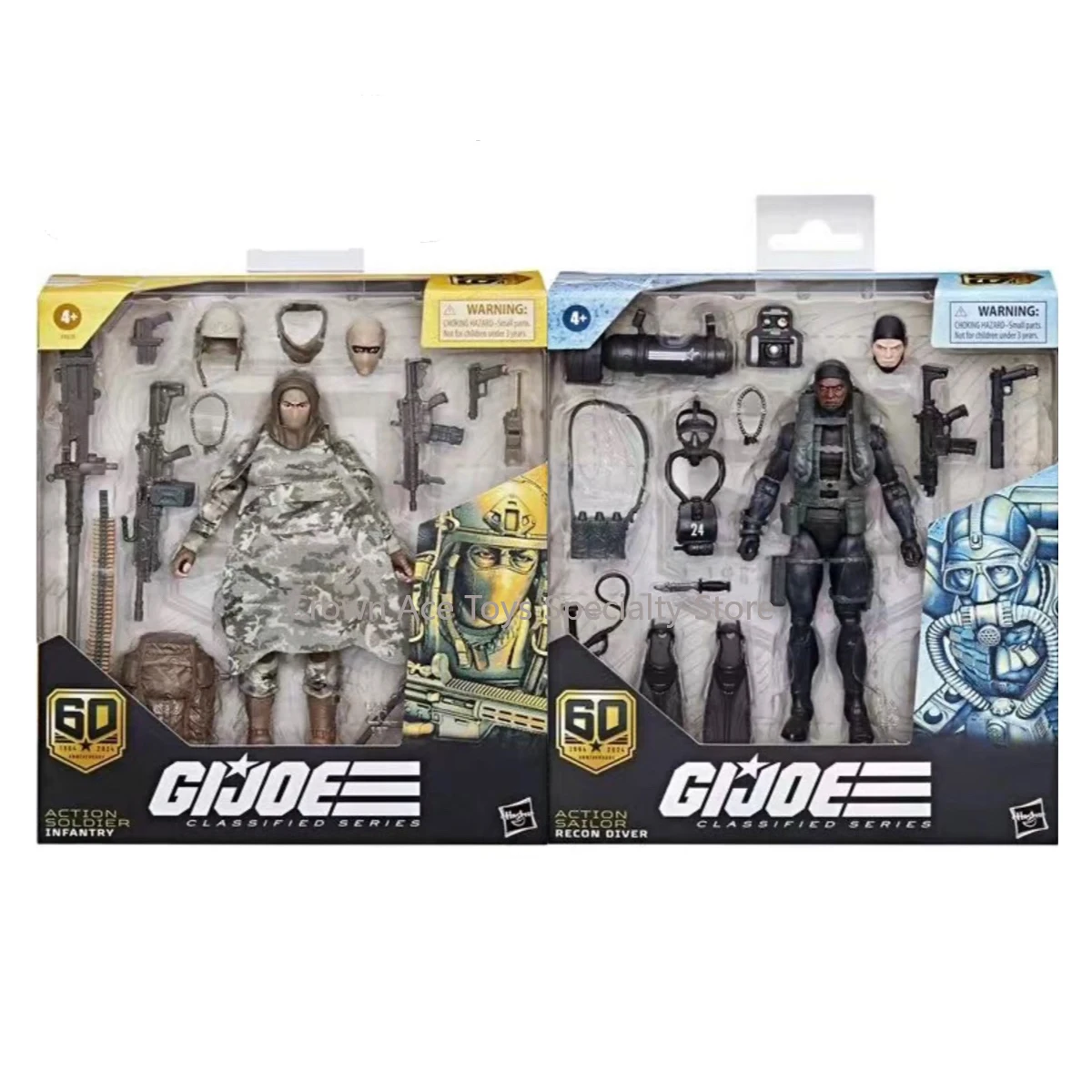 

Hasbro G.I. Joe Sniper Frogman Action Figure Statue Model Trendy Collectible Toys Desktop Doll Boys Girls Birthday Holiday Gifts