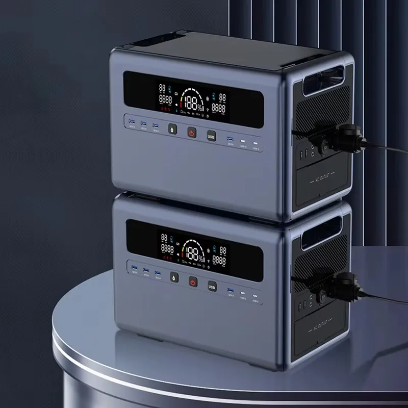 

Best Popular 4800W 4608Wh Home Energy Storage AC DC Output Portable Stackable Power Station with UPS Function Solar Generator