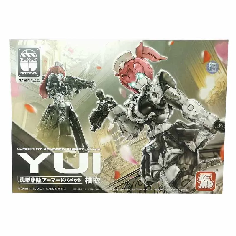 Número Original-57 YUI 1/24 figura de acción de Anime juguetes de modelos de ensamblaje adornos de modelos coleccionables regalos para niños