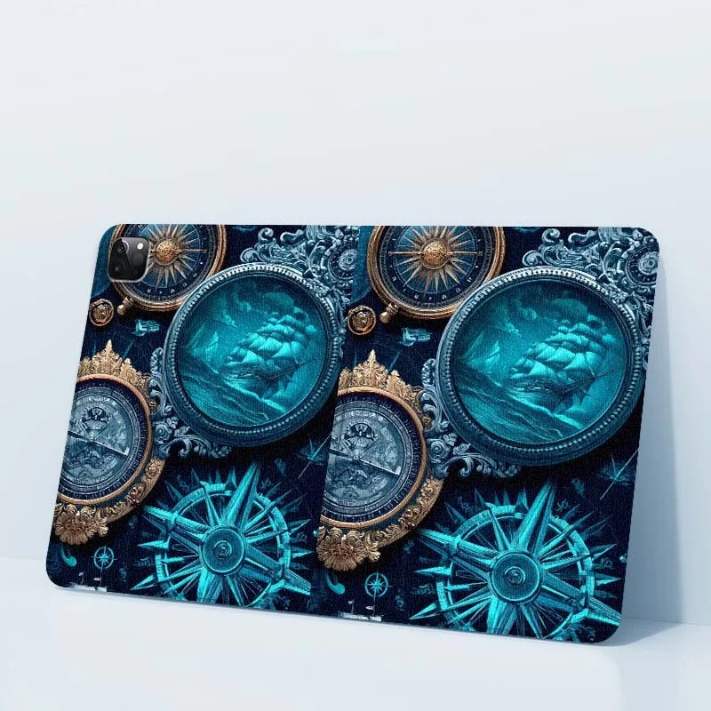 

Fashion compass design For iPad Pro Air Mini 1 2 3 4 5 6 7 7th 8th 9th 10th 11th 10.2 9.7 10.5 10.9 11 12.9 Tablet Case