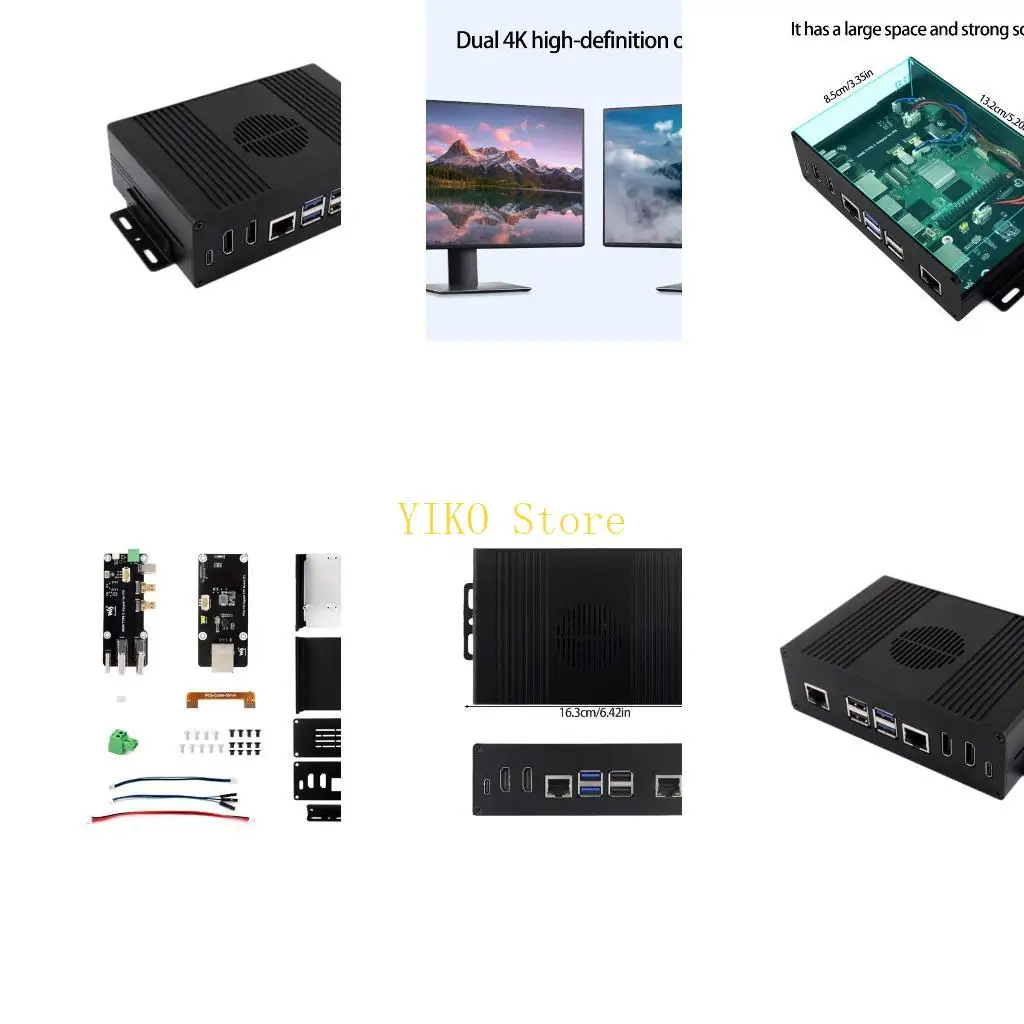 

K32C PCIe to Gigabit Ethernet Adapter для корпуса RPI 5 с адаптером расширения PCIe