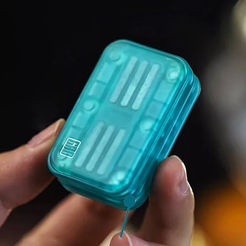 EDC posición infinita bloque magnético bofetada moneda alivio del estrés juguete sacudiendo juego de cartas relajante rompecabezas cubo