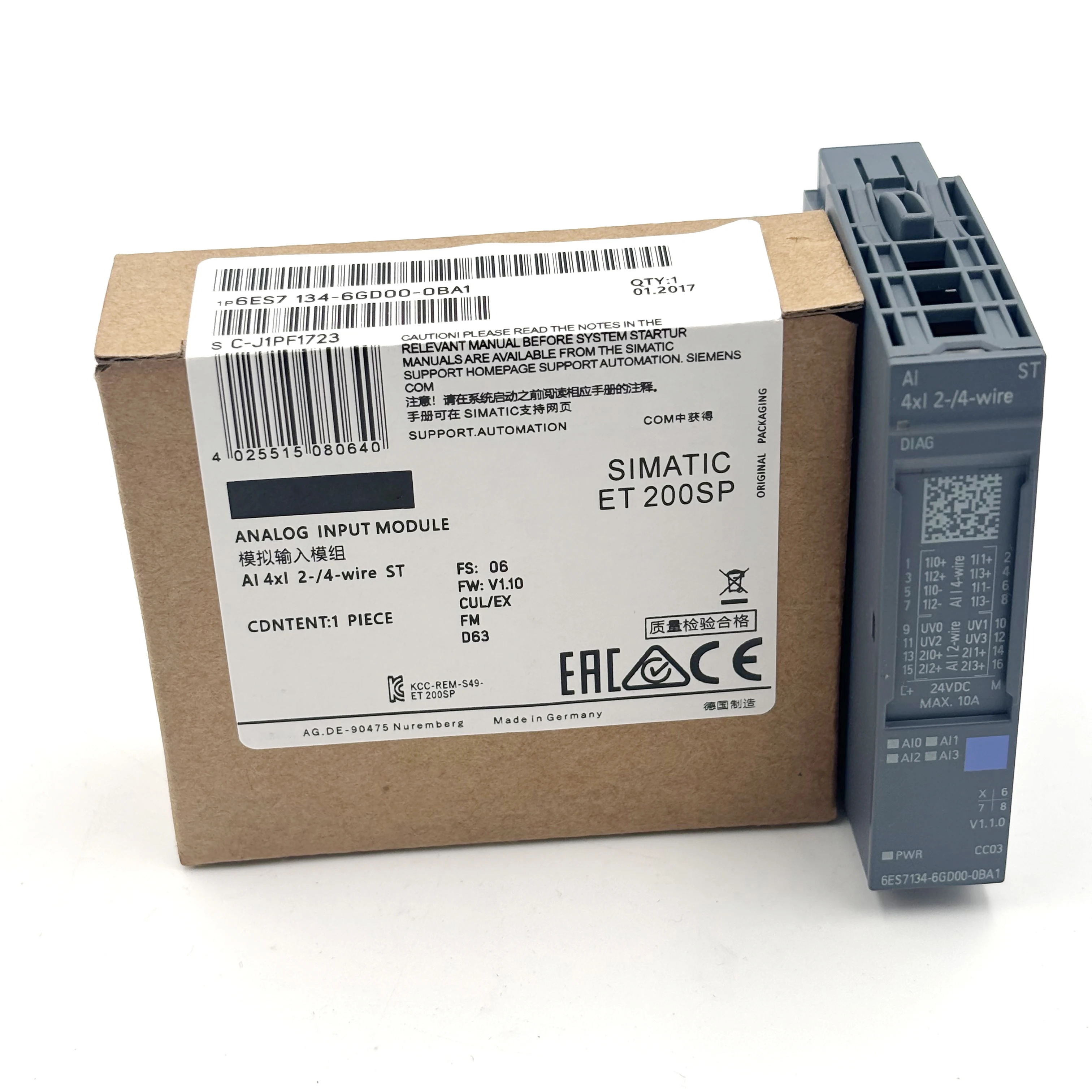 High Quality Industrial Automation Plc Pac Dedicated Controllers with 6ES7 134-6GD00-0BA1 Plc Logic Programming Controller
