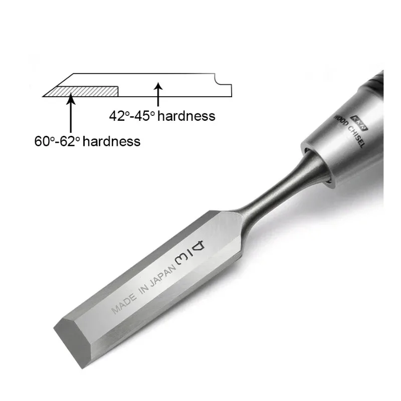 KAKURI SNP Series Multi-purpose Woodworking Chisels - 1 Piece, Japanese Hand Tools for Chiseling & Carving
