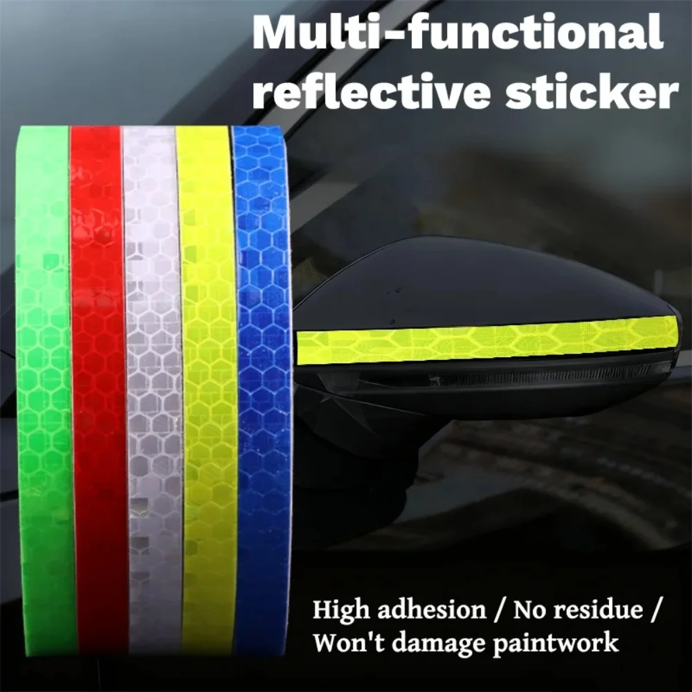 High visibility waterproof reflective tape, self-adhesive safety sticker, suitable for outdoor night time marking and clothing