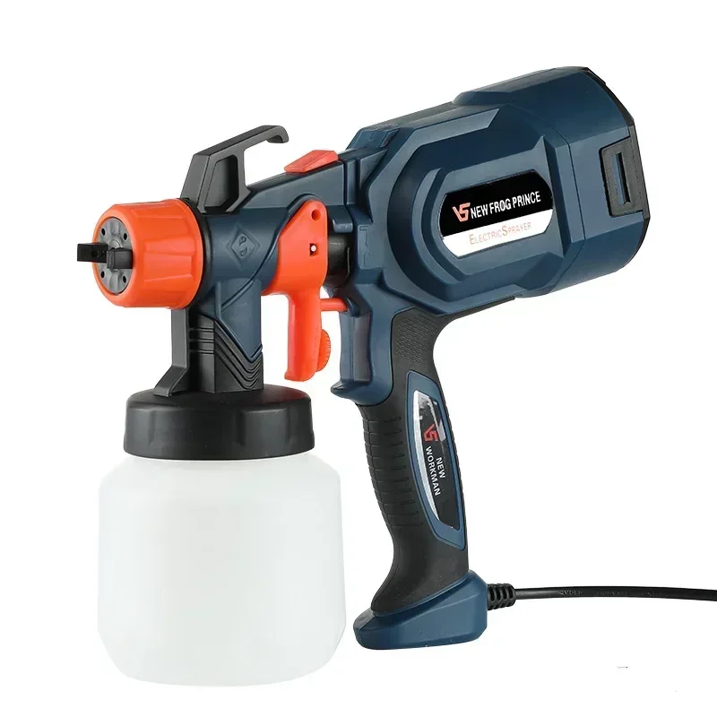 850ML Handheld Spray Gun Paint Sprayer High Power Home Flow Control Electric Latex Paint Spray Gun Easy Spraying 220V