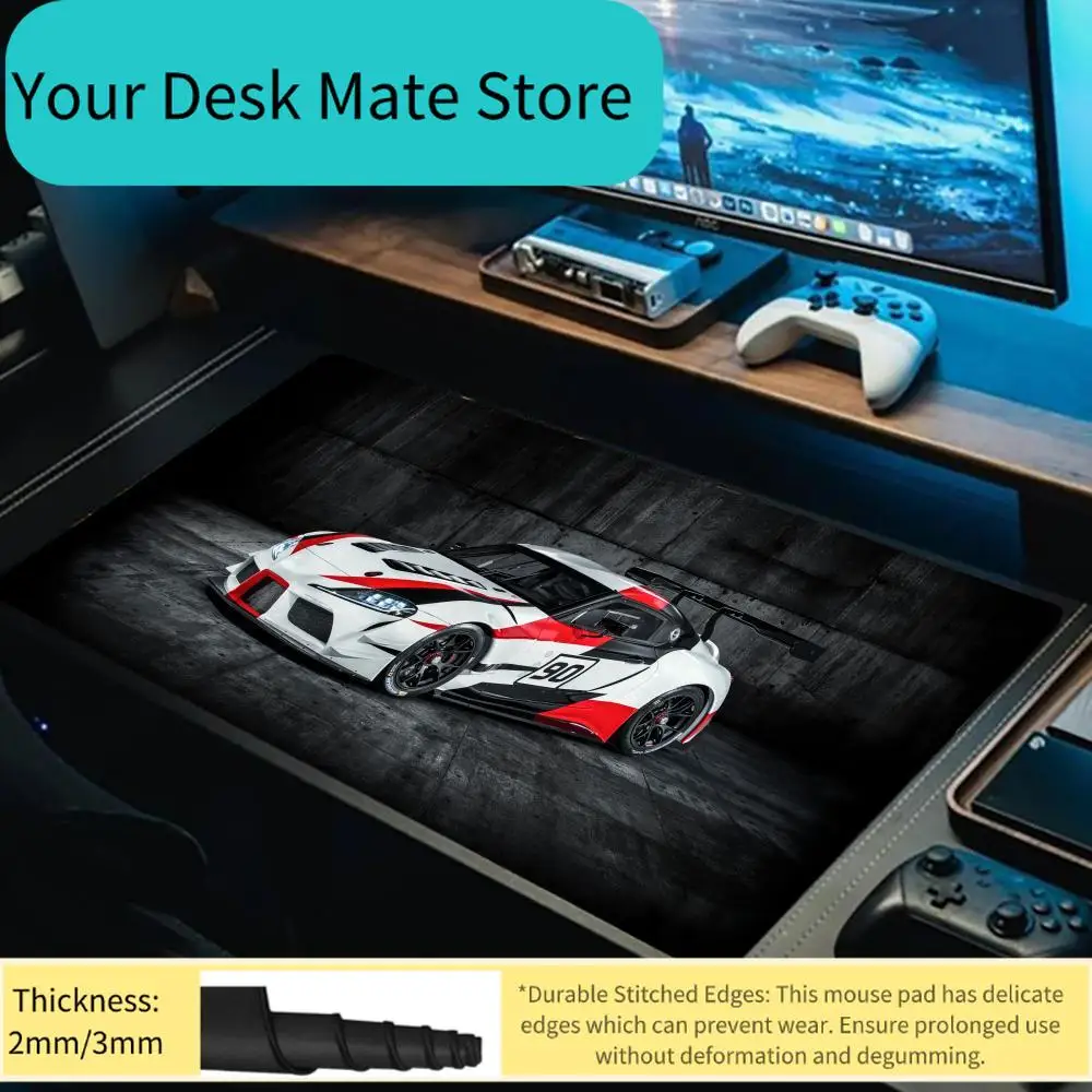 

Игровой коврик MTG 2026 Year of the Horse, дизайн №41, с нескользящей резиновой основой и моющейся тканевой поверхностью для TCG-игр