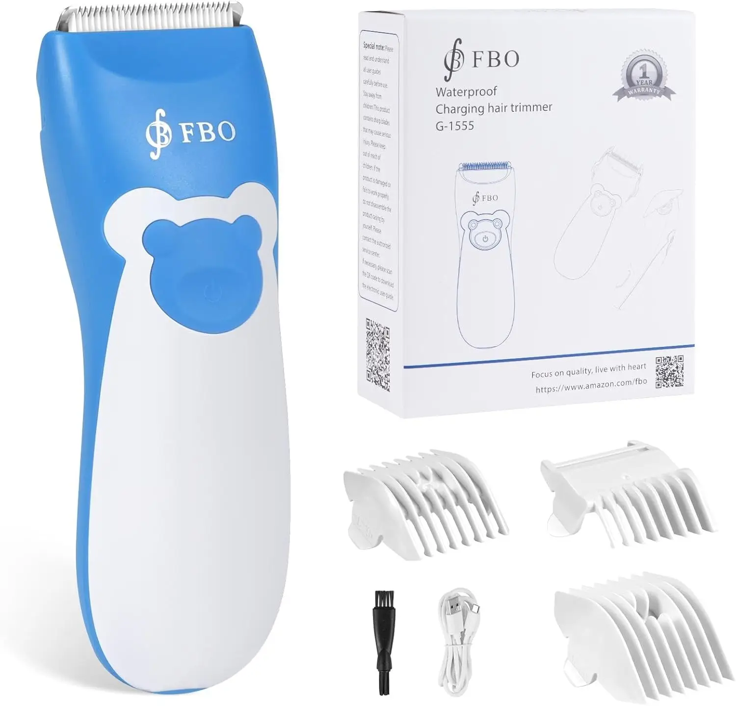 

Bikini Trimmer Kit, Multi-Function Body & Beard Trimmer, Cordless Rechargeable with Ceramic Blades, Wet/Dry Use, Quiet & Smooth