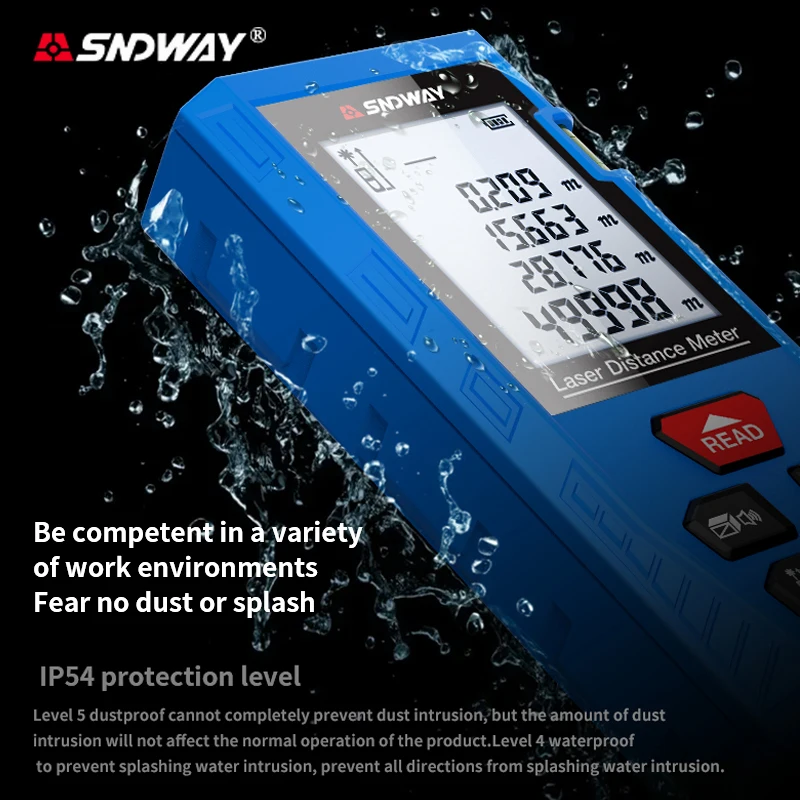 SNDWAY Laser Distance Meter Digital Range Finder 100m 70m 50m Rangefinder Trena Lazer Tape Measure Ruler Roulette Measurer Tool