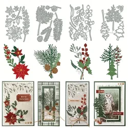 Festive Forest Metal Cutting Dies Christmas Tree Die Cuts for Scrapbooking DIY Album Card Making Decor Paper Craft Party Wedding