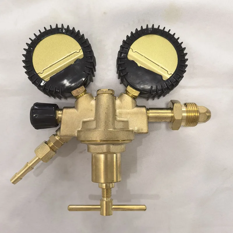 All Copper High Pressure Nitrogen G3/4 Pressure Reducer, Pressure Reducing Valve, Internal Thread G3/4 External Thread CGA580