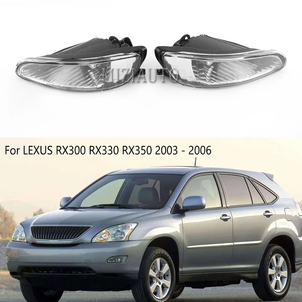 

Car halogen Fog Lights For LEXUS RX300 RX330 RX350 2003 2004 2005 2006 For Harrier Foglights Assembly Signal Headlights
