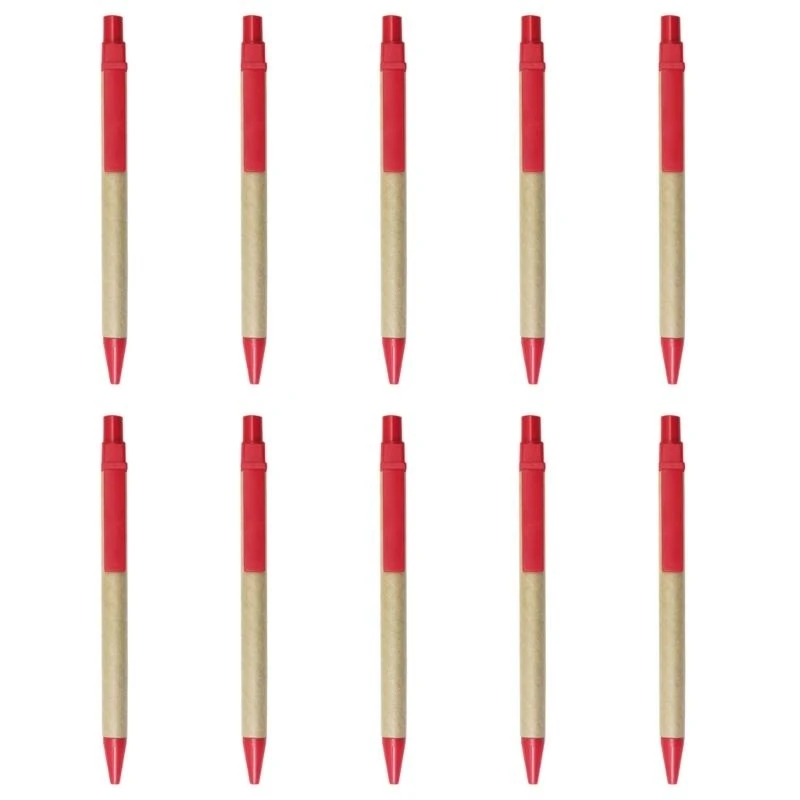 

10Pieces Retractable Ballpoint Pen Office Supplies for Office Hotel Reception