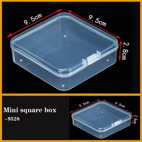 Transparent Plastic box Screw Compartment Box Jewelry Earring Display Case Container Clear Terminal Organizer Tool Storage boxes - Image 22