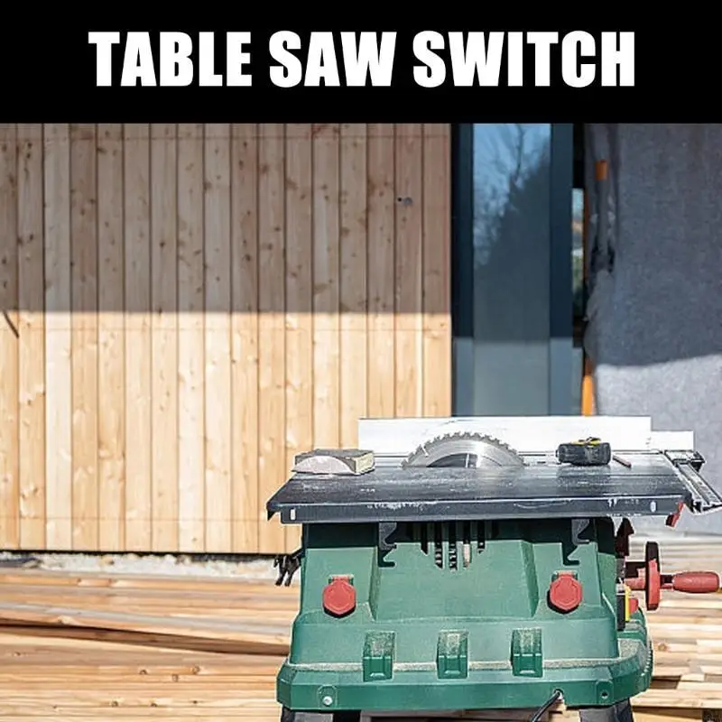 Double Throw Function Table Handsaw Power Switches Safety Locking Switches for Table Handsaw Machine Accessories 