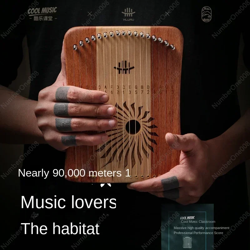 Fingering String Piano 17/31 String Veneer Yi Xue Lai Ya Qin Professional Performce Small Harp Musical Instrument Genuine Goods