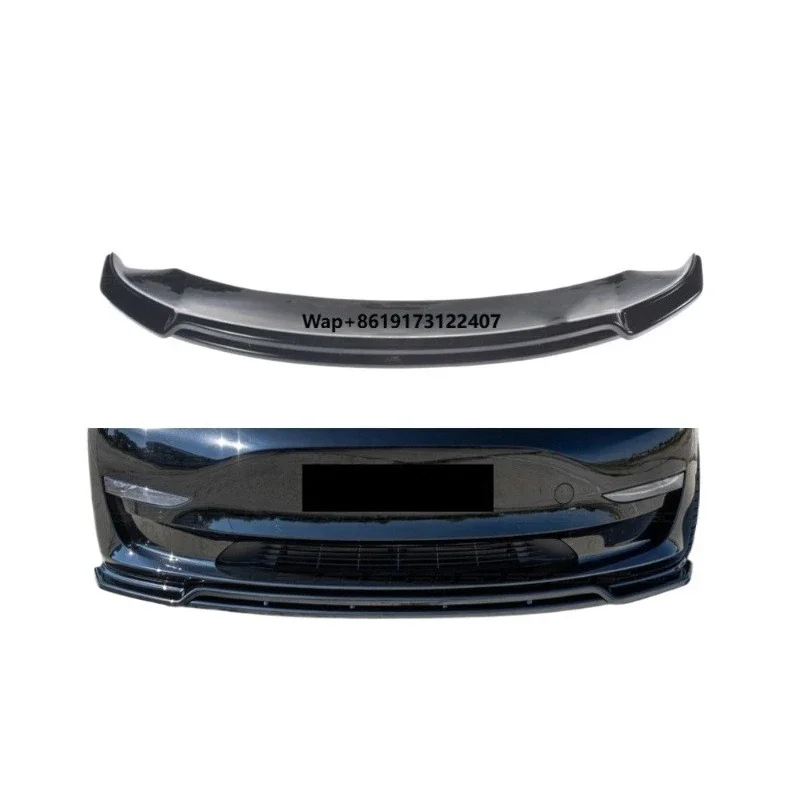 

Dry Carbon Fiber Bodykit Max V2 Style Car Accessories Front Lip for Model 3