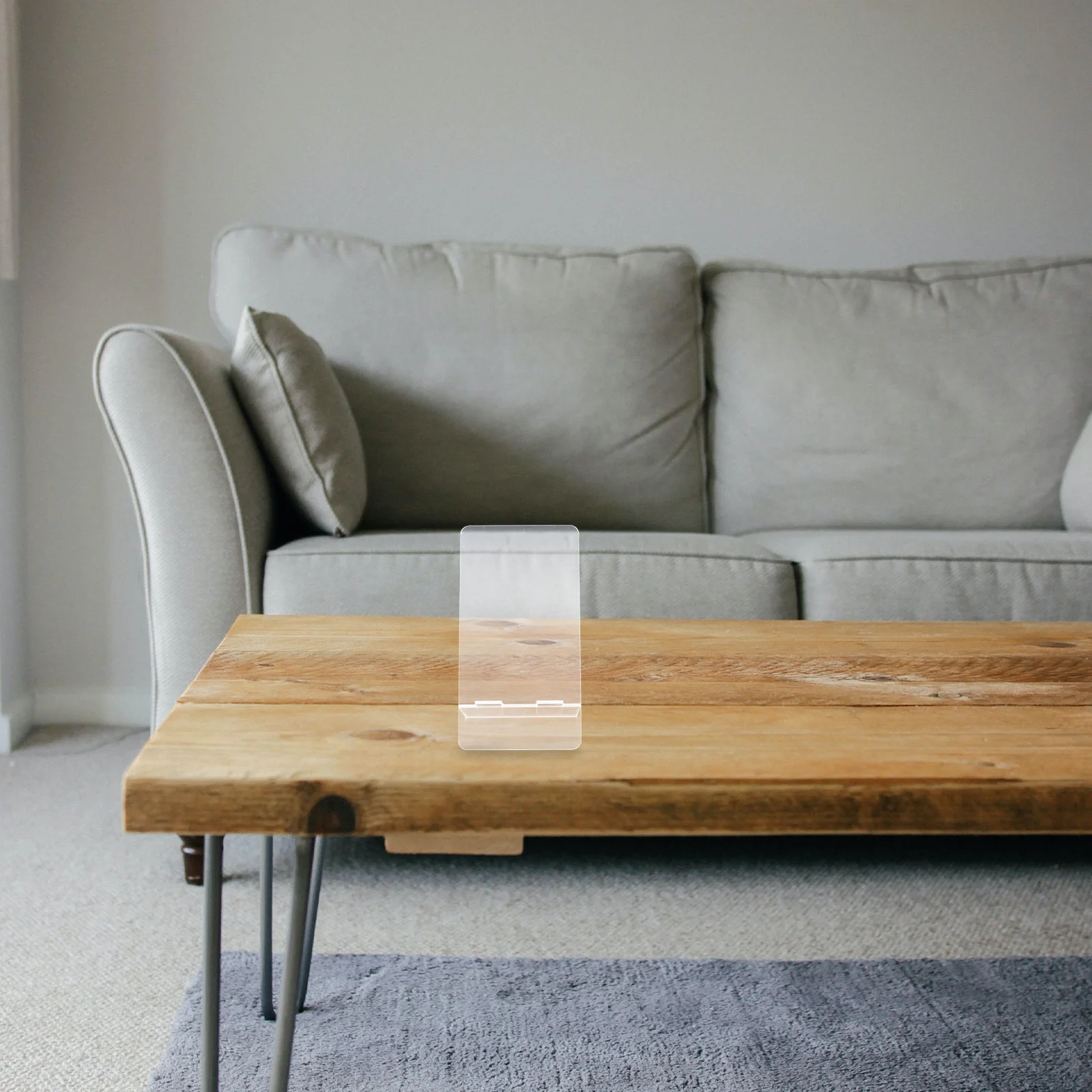 4 قطعة لوحة ملاحظة أكريليك شفافة لوح كتابة حامل هاتف المنزل مكتب مقهى متجر حامل هاتف لوحات رسائل سطح المكتب #5