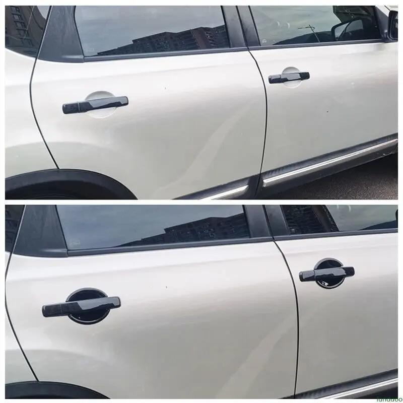 For Nissan Navara Frontier 2005-2013 Glossy Black Chrome Car Door Handle Shell Stickers Styling Auto Parts Supplies