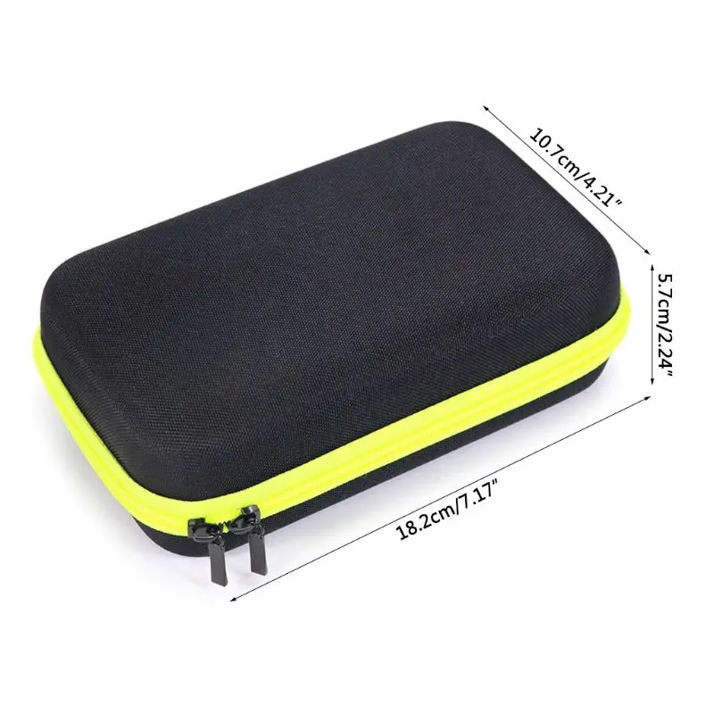 1pcs Electric Shaver Razor Box EVA Hard Case Trimmer Shaver Pouch Travel Organizer Carrying Bag for Philips Norelco One Blade QP