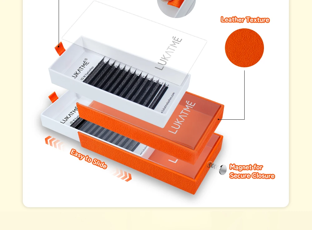 LUKATME U-Form 6D Kleeblatt Wimpernverlängerungen, vorgefertigte Fächer, schwarze C/D-Curl, weiche, flauschige, dimensionale Wimpern 8-15mm für den Salon – Detail 12