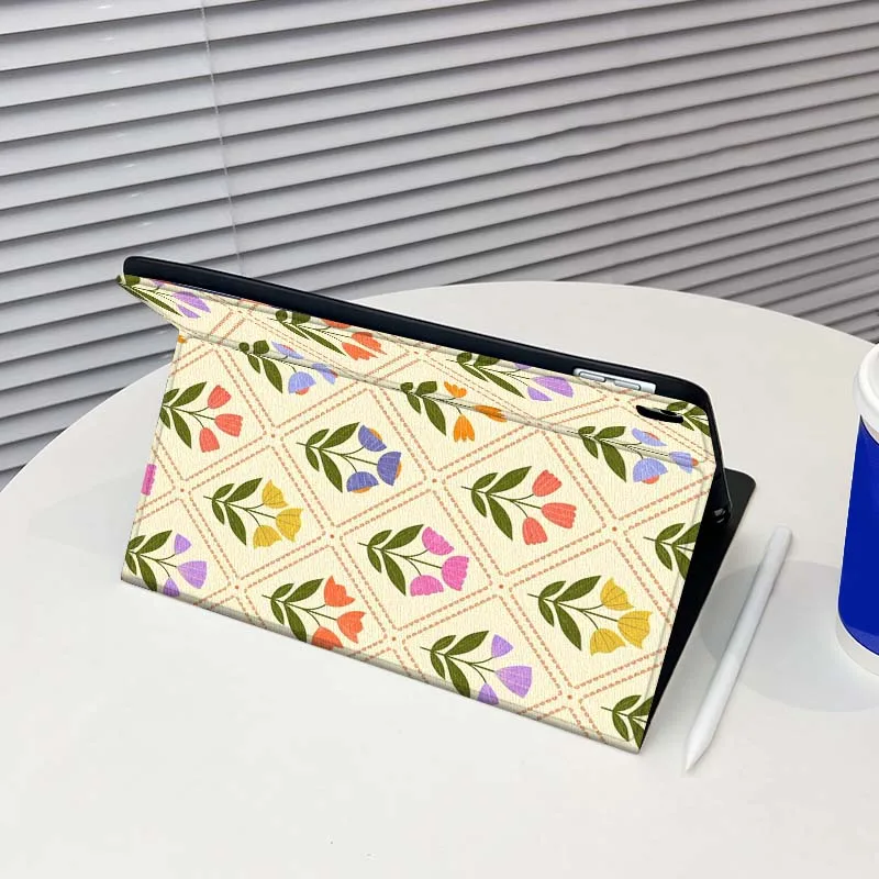 الإبداعية الأزهار الفن نمط الحال بالنسبة لباد برو 10th 11th 5th 6th 7 8 9 2 gen 11 13 M4 M5 10.2 9.7 12.9 10.5 10.9 بوصة اللوحي