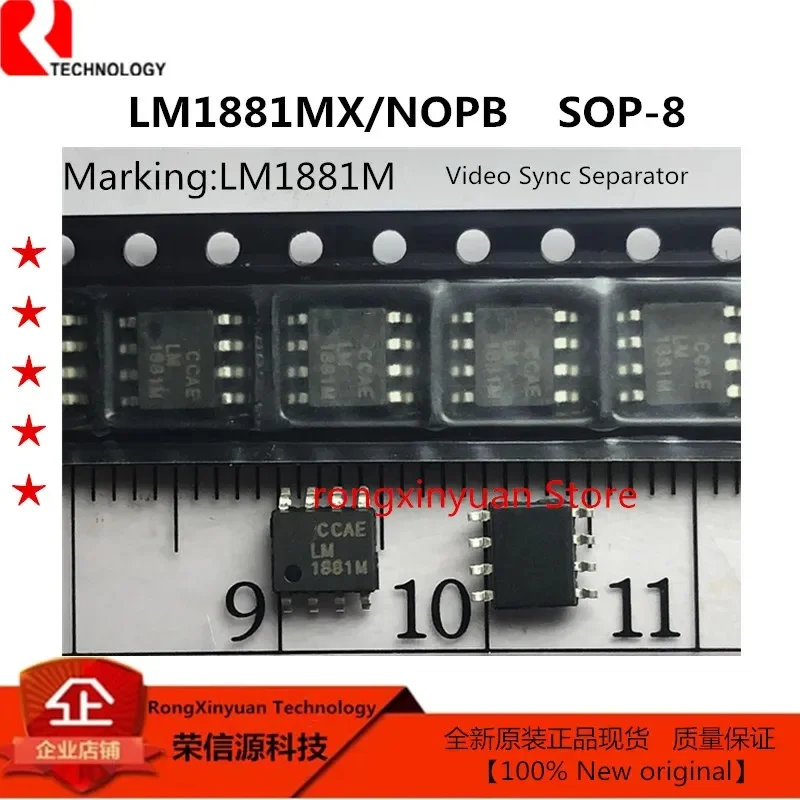 5-20Pcs/lot  LM1881MX/NOPB  LM1881MX   LM1881M  1881M   LM1881 SOP-8  Video Sync Separator  100% New original