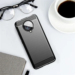 For Xiaomi Poco F2 Pro Case Rubber Bumper Silicon Carbon Fiber Cover For Xiaomi Poco F2 Pro Phone Case For Xiaomi Poco X3 F2 Pro