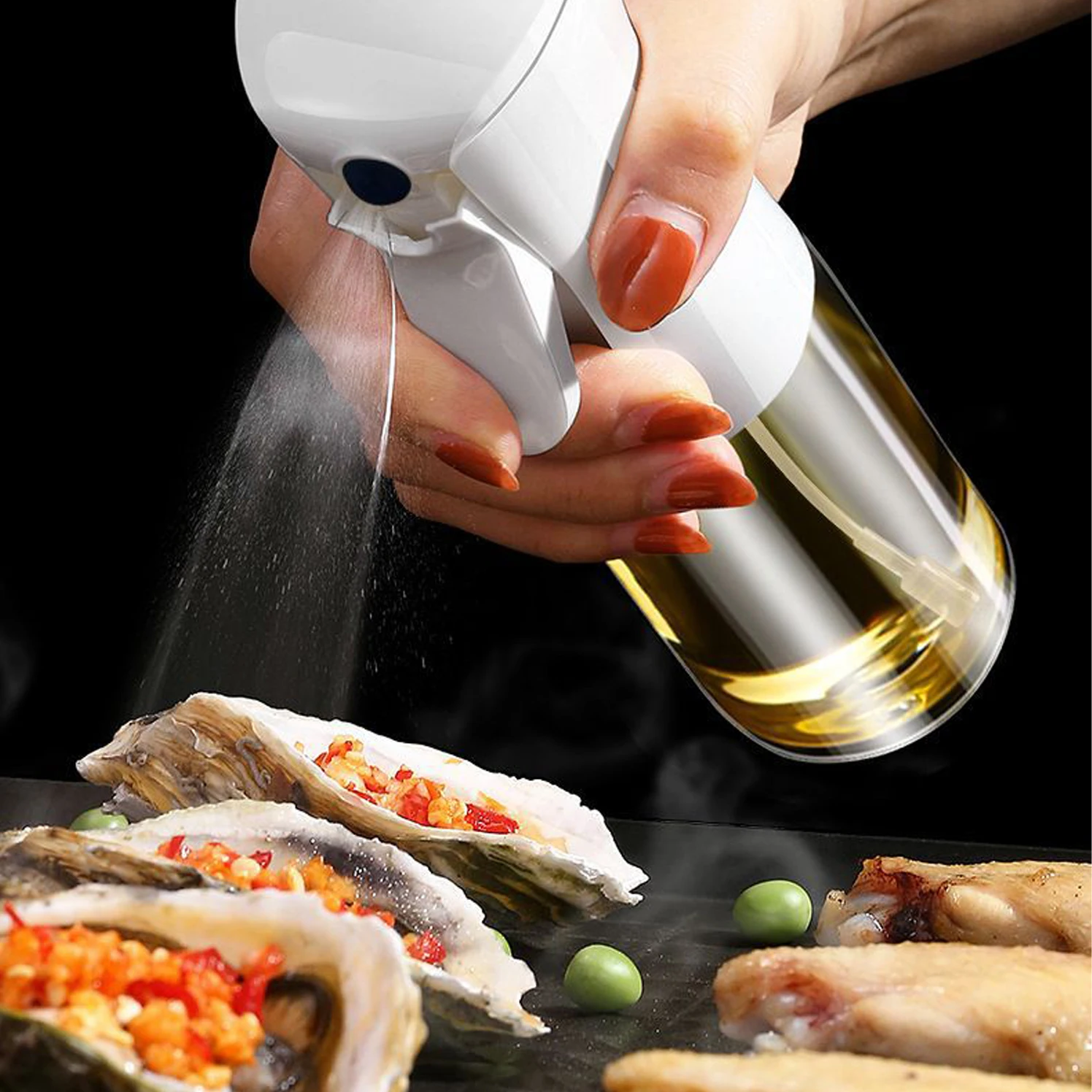 

BOLTIFY Oil Spray Bottle Kitchen Cooking Olive Oil Dispenser Camping BBQ Baking Vinegar Soy Sauce Sprayer Containers