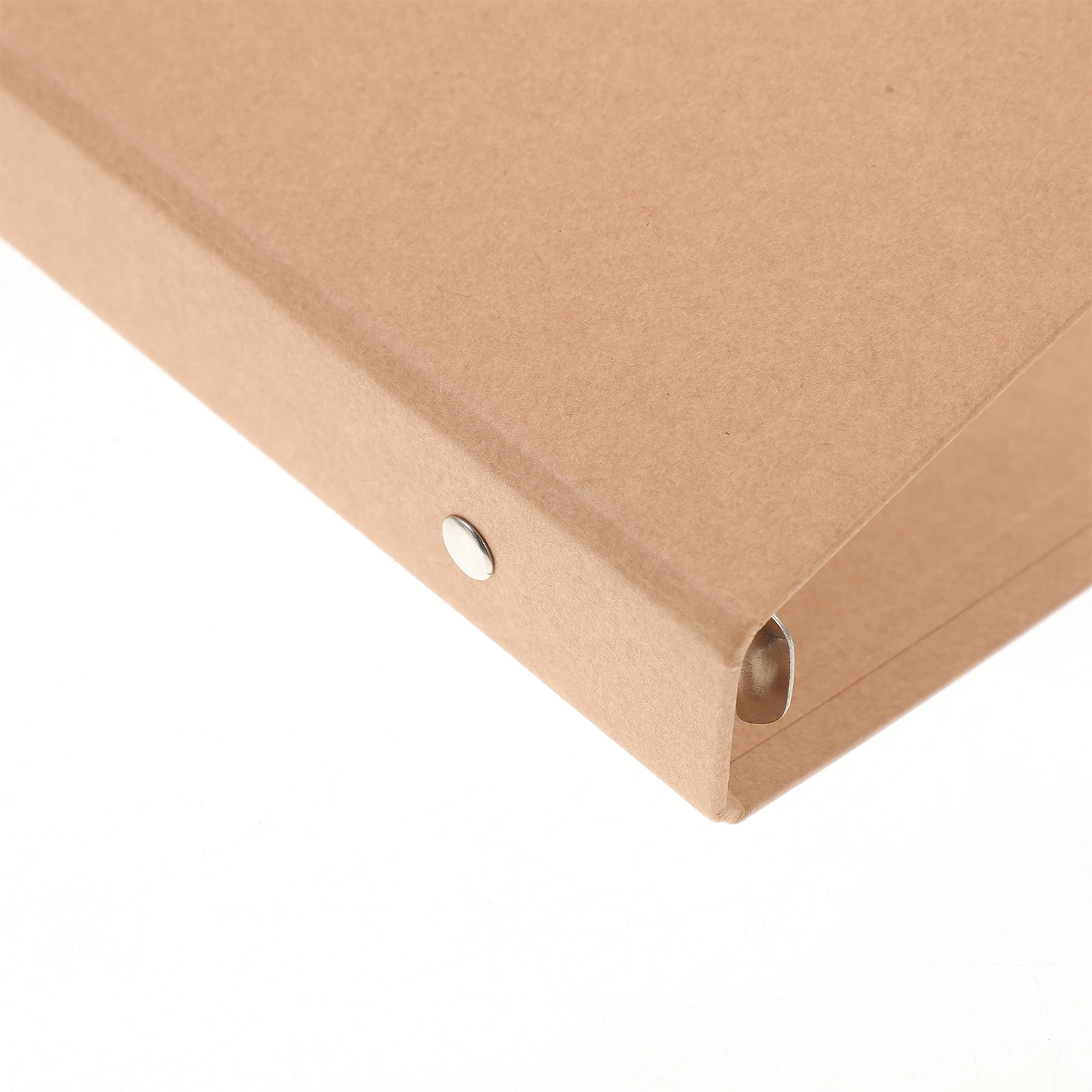 

1pc Binder Cover Kraft Paper Aesthetic Notebook Binder Shell Loose Leaf Reusable Notepad Case Protector Planner Organizer
