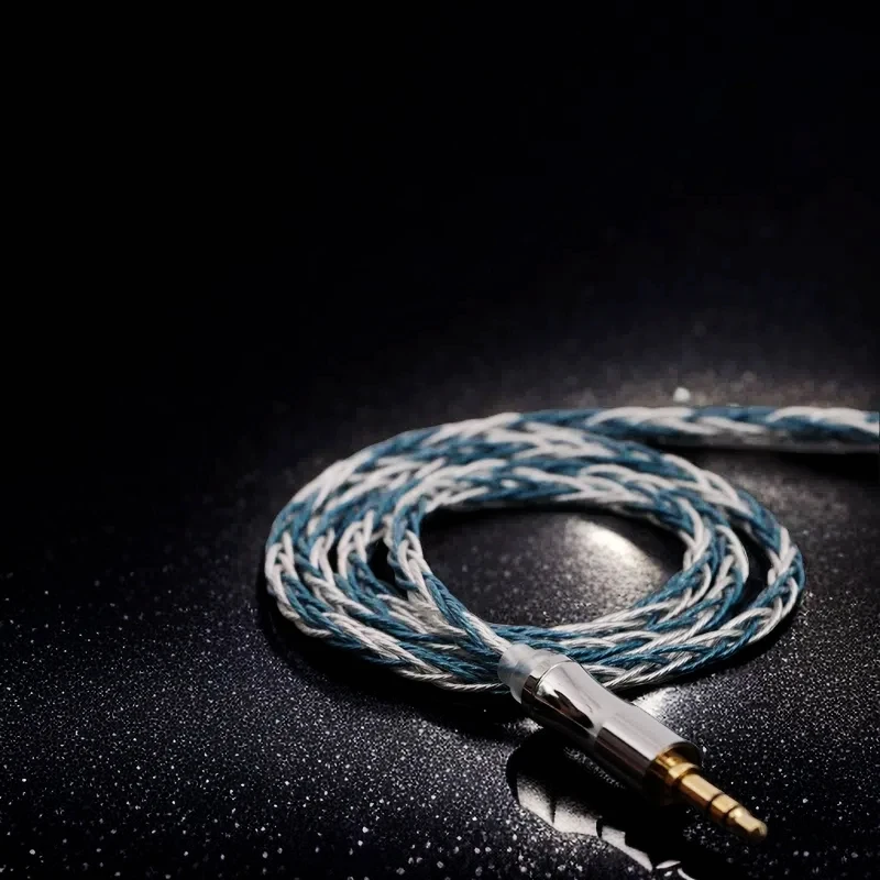 ZiSin-11 8-Core Litz HIFI Earphone Upgrade Cable With 3.5/2.5/4.4mm MMCX/QDC/TFZ 0.78 2Pin For DB3 Moondrop ZX2 ZAX2 IE500 400