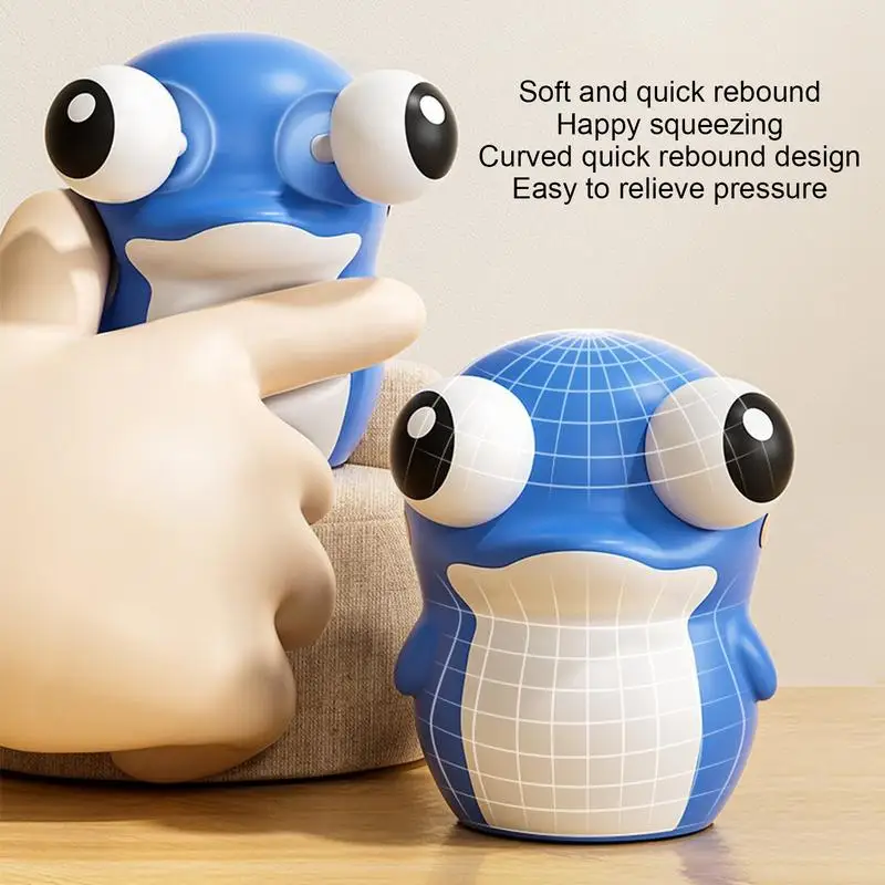 Juguete para apretar con forma de globo ocular, juguetes sensoriales para aliviar el estrés, bolsa de regalos divertida, juegos de animales para apretar