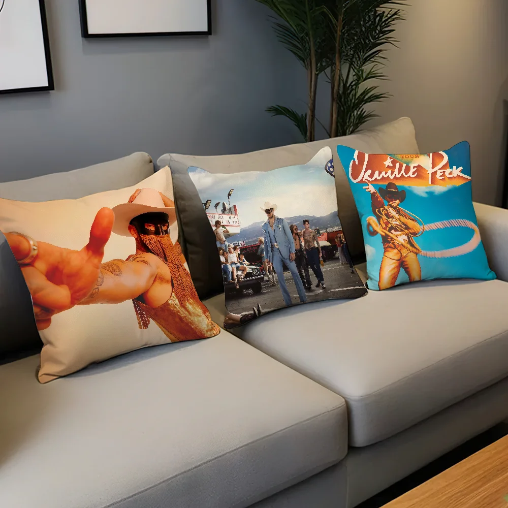 Singer O-Orville P-Peck Stampede Cushion Cover Comfortable Soft Pillow Case Sofa Living Room Home Office Decor Protective Covers