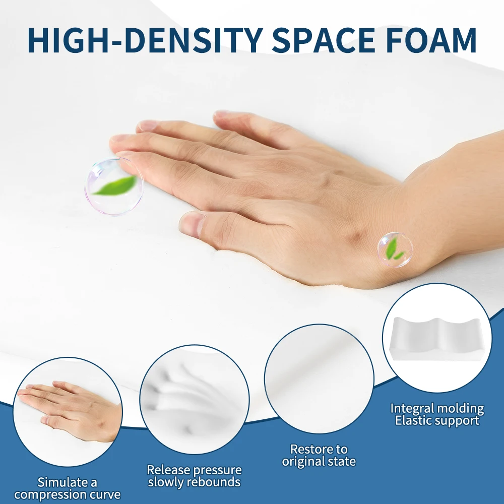 وسائد الساق، وسادة لتخفيف آلام الخصر، رفع الساق أثناء النوم للسرير، والأريكة، وكراسي الصالة، والجزء السفلي المضاد للانزلاق وشريطين ثابتين #6