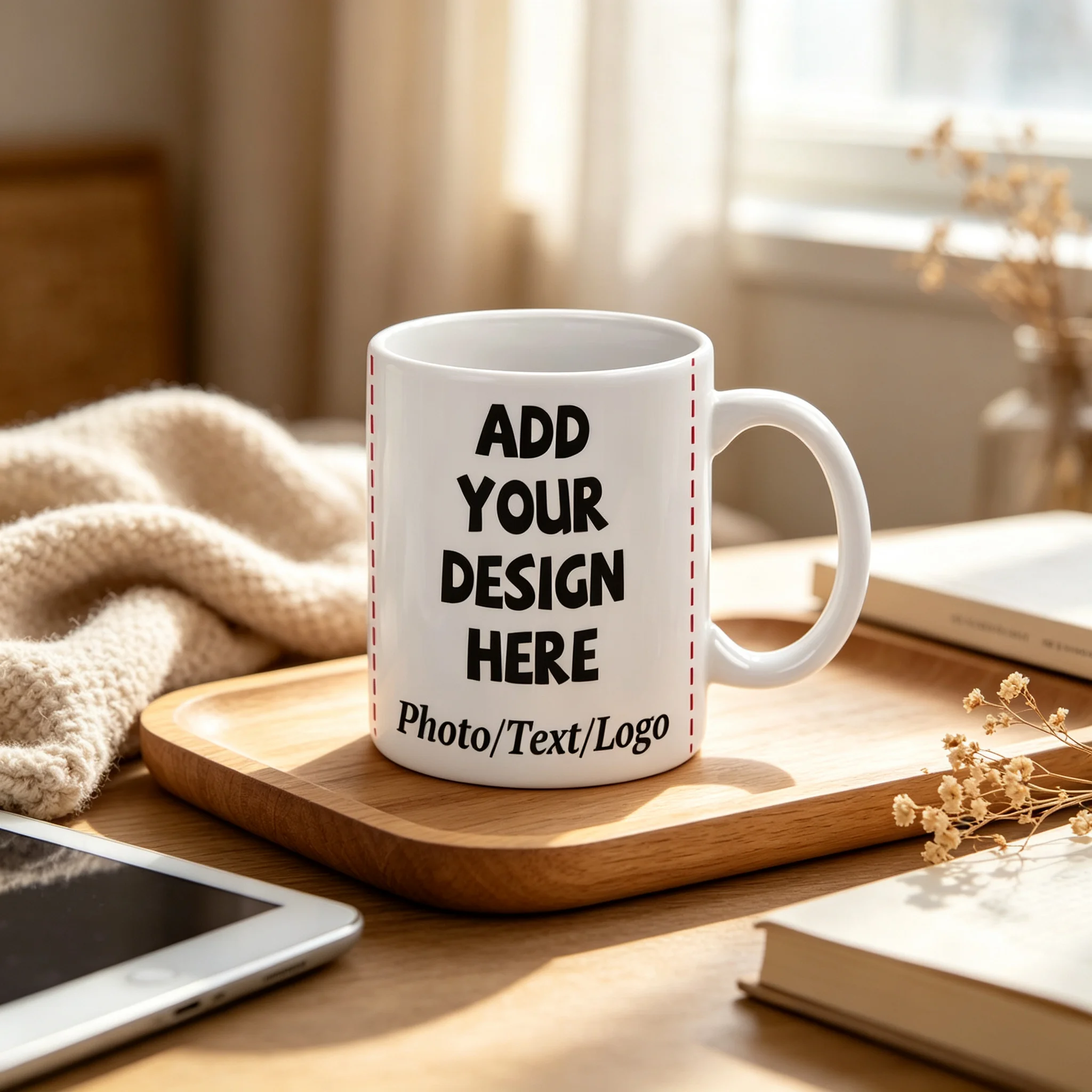 Özel Tasarım Beyaz Kahve Kupas - Coffee Equipment Logo incelemesi ve fiyatı