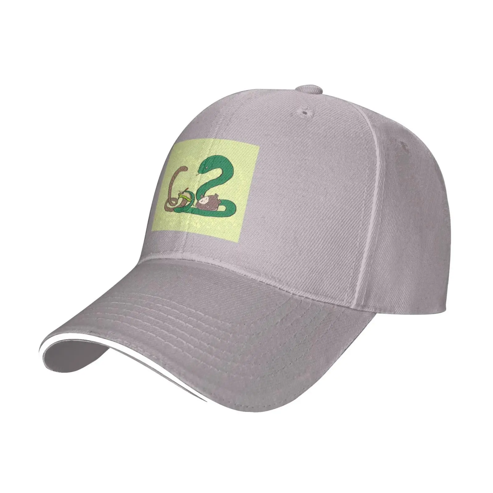 Sunflower Seeds Earthworm Snake Picture Casual General Baseball Cap Comfortable Breathable