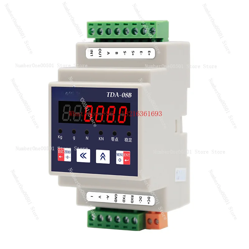 Limited Offer TDA-08B Rail Type Weighing Transmitter Transistor 1 In 3 Out Display Controller RS485-rtu