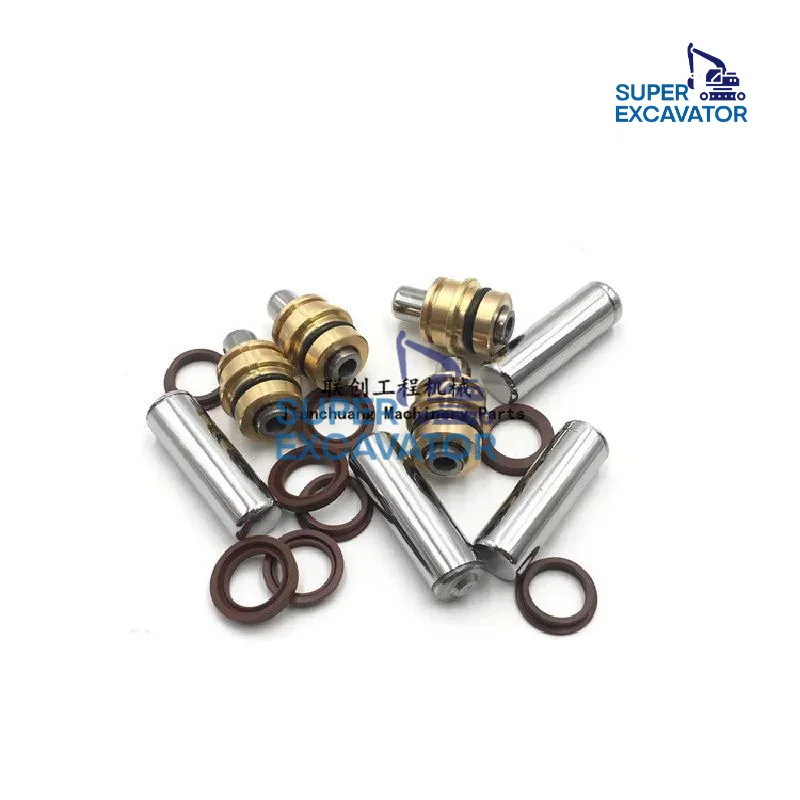 For Sany SY55 SY60 SY65 SY75 Walking bullet Oil seal plunger Walking foot valve bullet excavator Parts