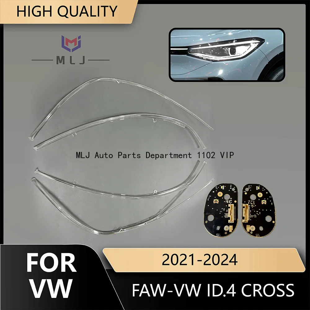 

Дневные ходовые огни Angel Eye для FAW-Volkswagen ID.4 Cross 2021-2024, светодиодная лента Angel Eye, автомобильные аксессуары