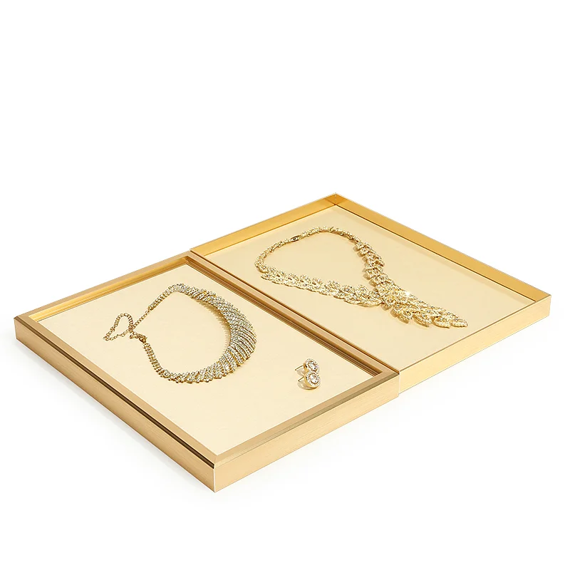 

Metal Jewelry Display Tray For Storing Rings Watches And Other Jewelry Necklace Pendant Show Porps Watch Bracelet Display Stand