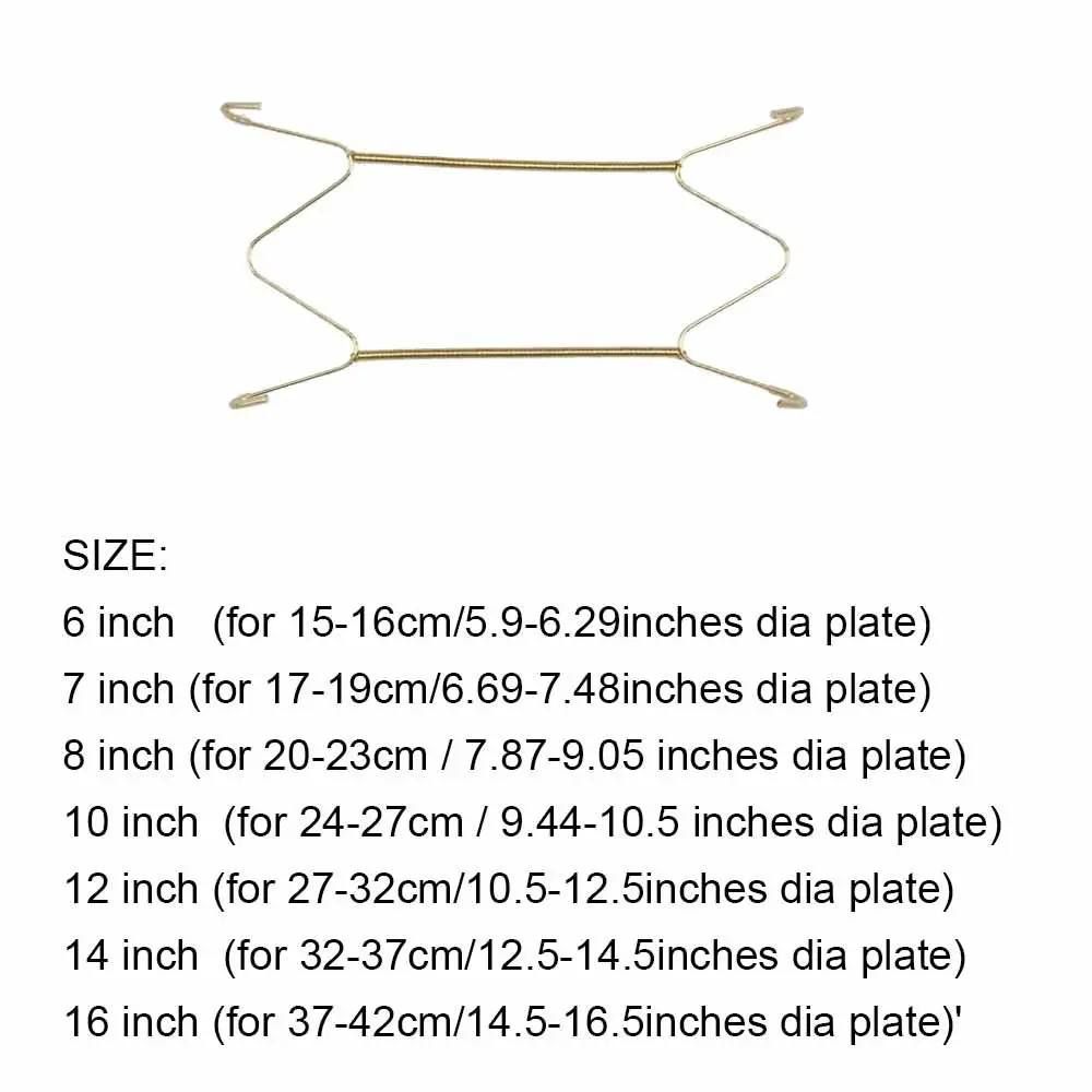 

Dismountable Invisible Hook Home Decor Wall Display Dish Plate Dish Hanger Securing clip Dish Spring Holder Decoration Crafts