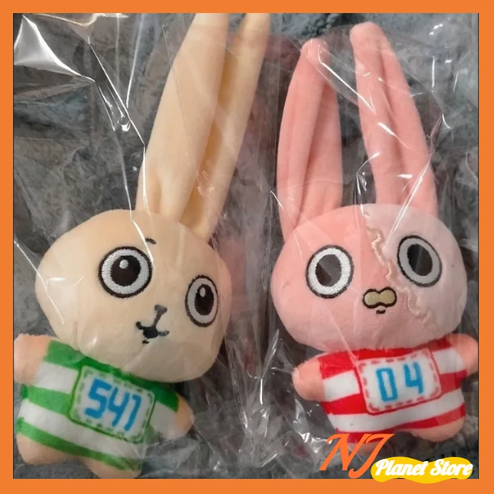 

10 см Break Jail Rabbit Хлопковая кукла Подвеска Q Версия Плюшевый веер вокруг куклы Pu Jing Брелок Звезда Рыба Тело Рождественский подарок Игрушки