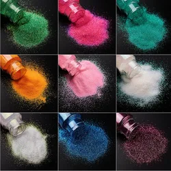 1oz Ultra-thin Shimmer Nail Glittle Powder Sugar Pink Blue Symphony Fairy Sparkly Powder Colorful Holographic Pigment Manicure 7