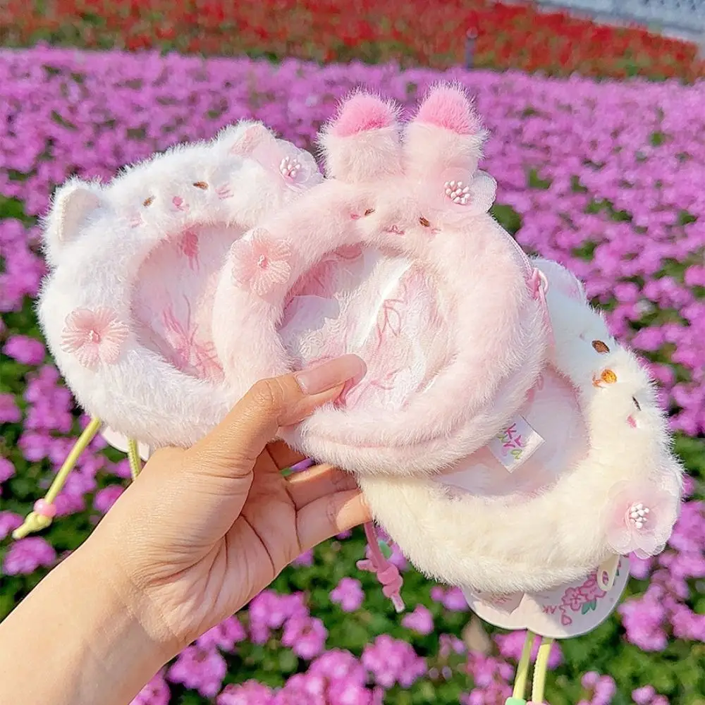 보관 가방 플러시 동물 제로 지갑 핑크 소프트 배지 Ita 가방 크리 에이 티브 만화 투명 배지 가방 매일