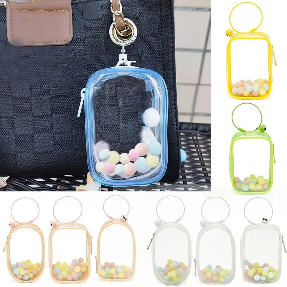 PVC Toy Transparent Bag Decoration Mystery Box Multicolor Clear Outdoor Bag Doll Display Box Mini Organizer Box Wallet