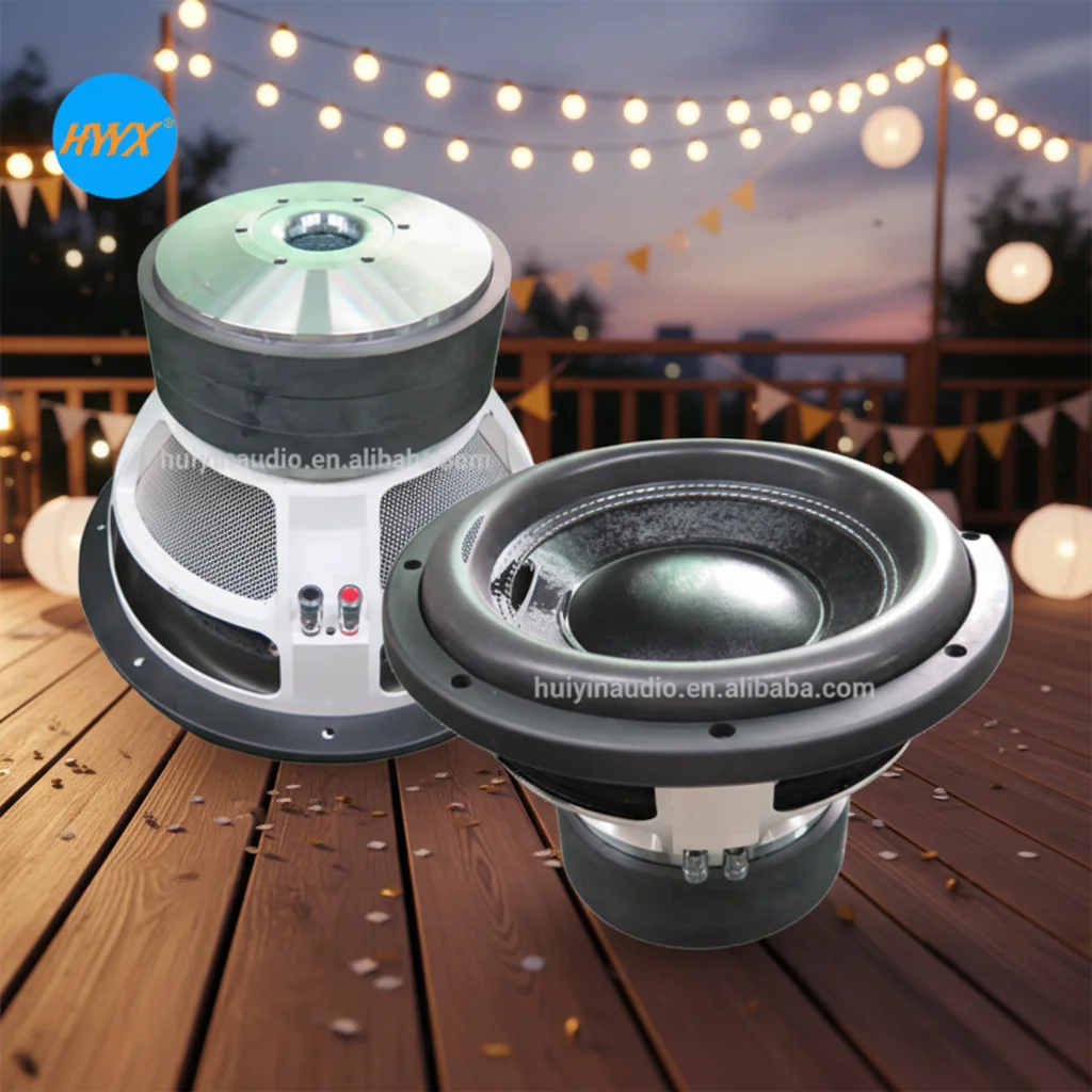 1500W RMS High Power Car Subwoofer 89dB SPL With One Year Warranty HYW-1275-067-H For Car Speakers 12 InchATV&UTV