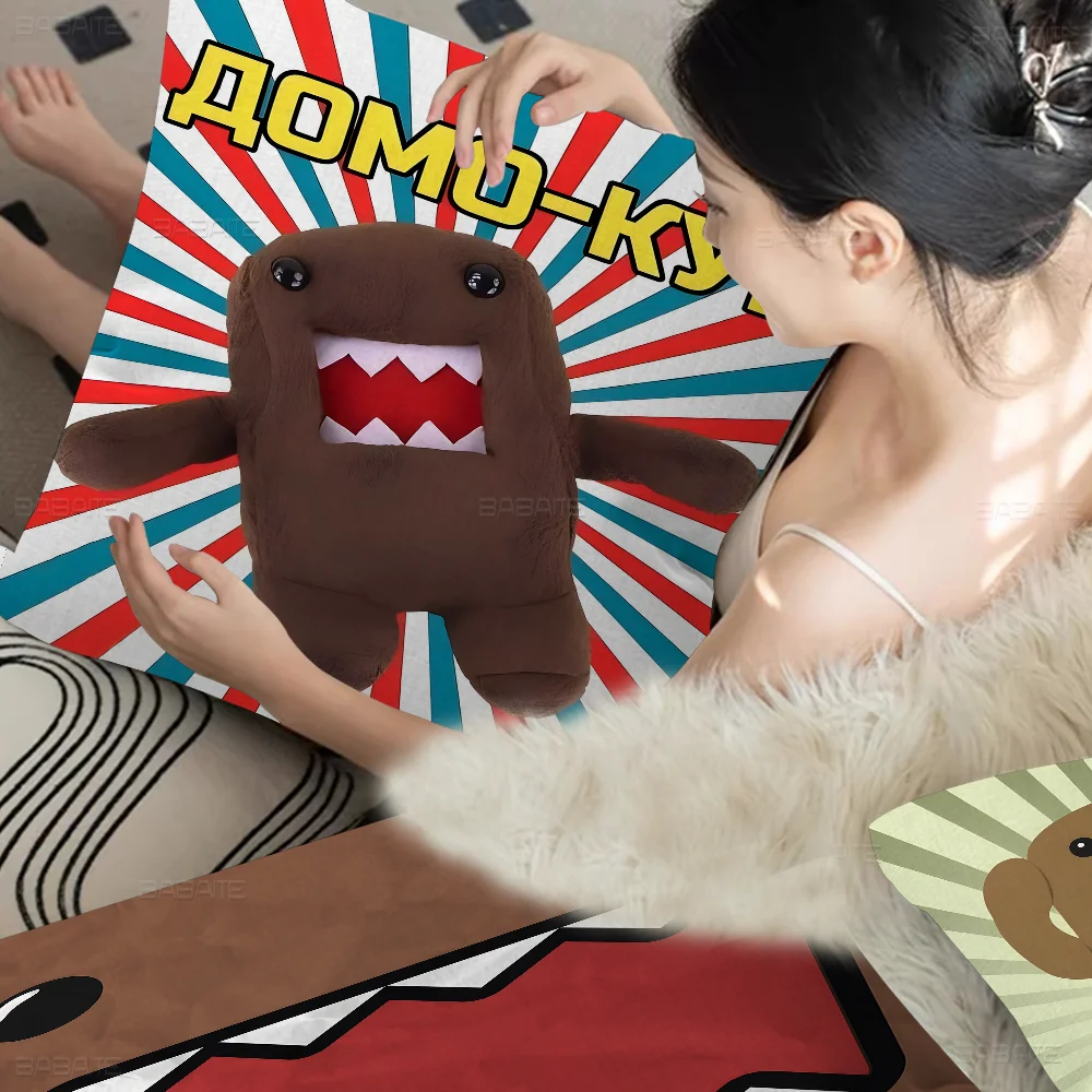 

Cute Domo-Kun Classic Movie Decorative Room Aesthetics Pillow Case Home Decor Bedroom Sofa Bed Couch Pillow Cover 45x45