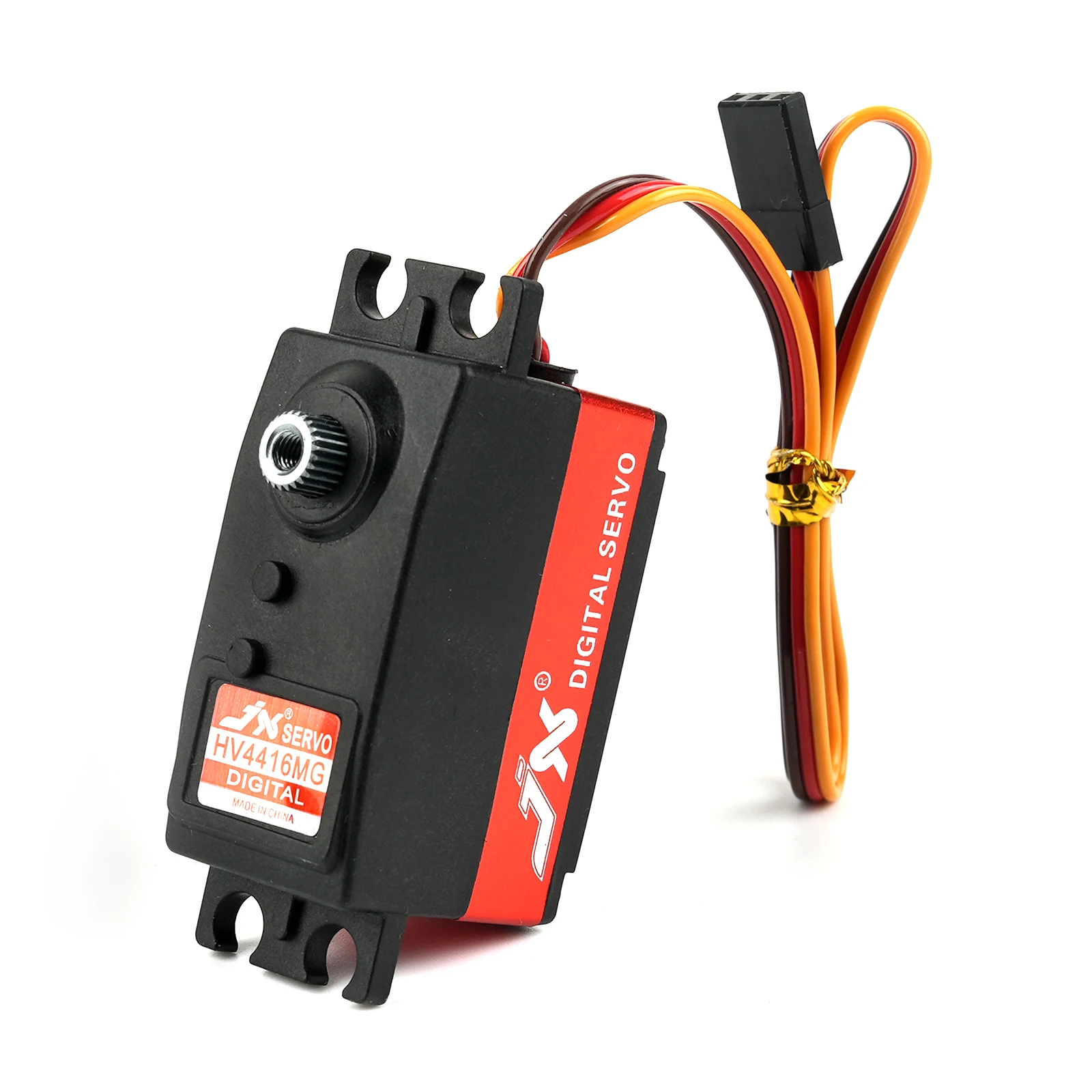 JX PDI-HV4416MG 16kg de baixo perfil digital RC servo metal engrenagem 180 °   Corpo curto para servos de motor com núcleo de ferro de alto torque para robô de carro RC