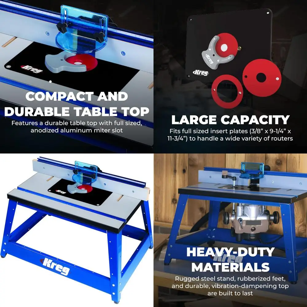 

PRS2100 Bench Top Router Table - ull Size Portable Router Table or Workshops - Workbench Accory - day Home Improvement Gits or H